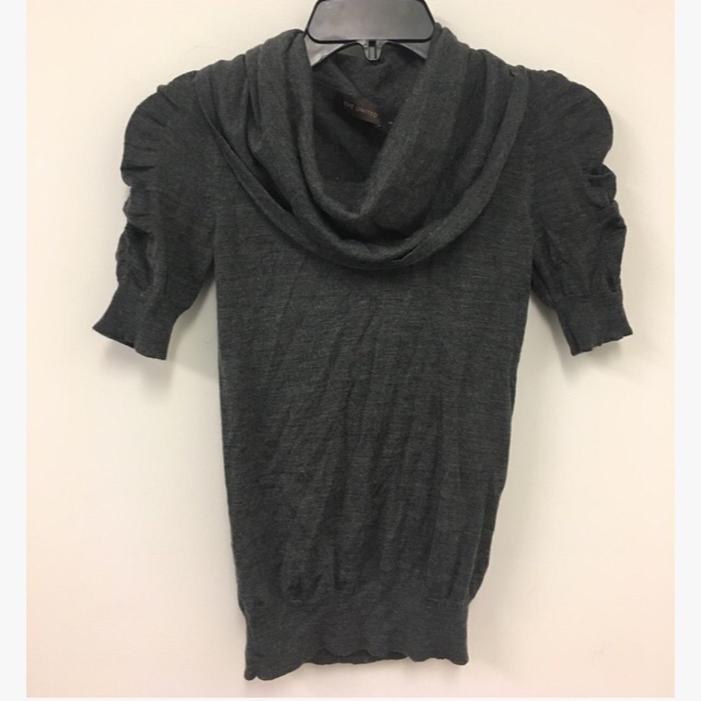 The Limited Short Sleeve Cowl Neck Sweater